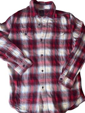 Gap x Pendleton Red Plaid Button-Down Collared Shirtt Size 14/16Y